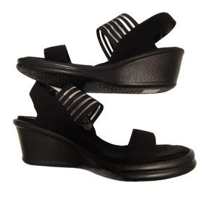 Skechers Rumblers Sandals Size 8 Black slide on